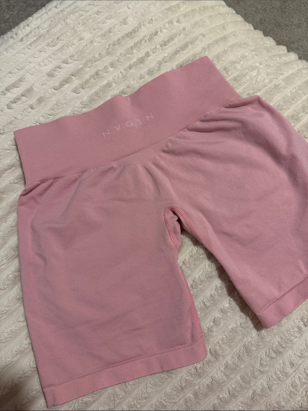 NVGTN Pink Seamless Biker Shorts
